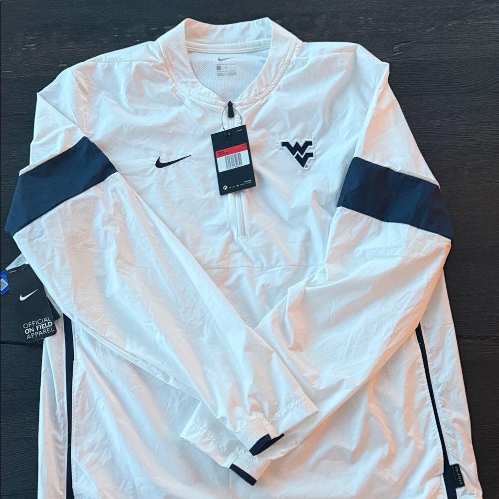 New Nike White and Navy Men's Windbreaker